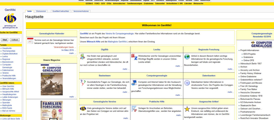 genwiki website march 2016